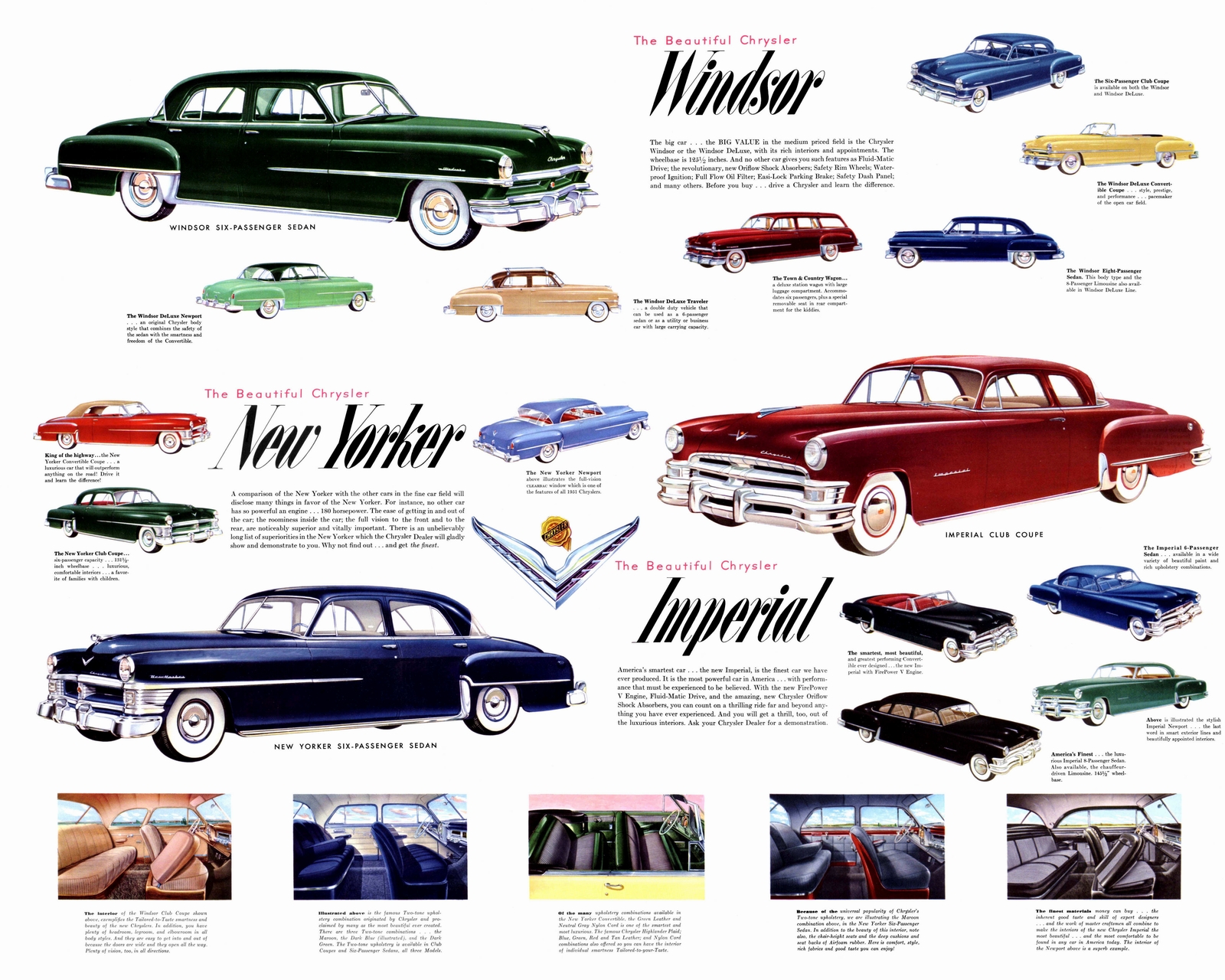 1951 Chrysler Full-Line Foldout Page 5